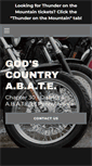 Mobile Screenshot of godscountryabate.org